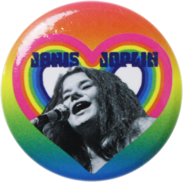 Janis Joplin Button - 1.25 Inch