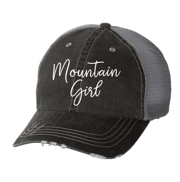 "Mountain Girl" Embroidered Hat