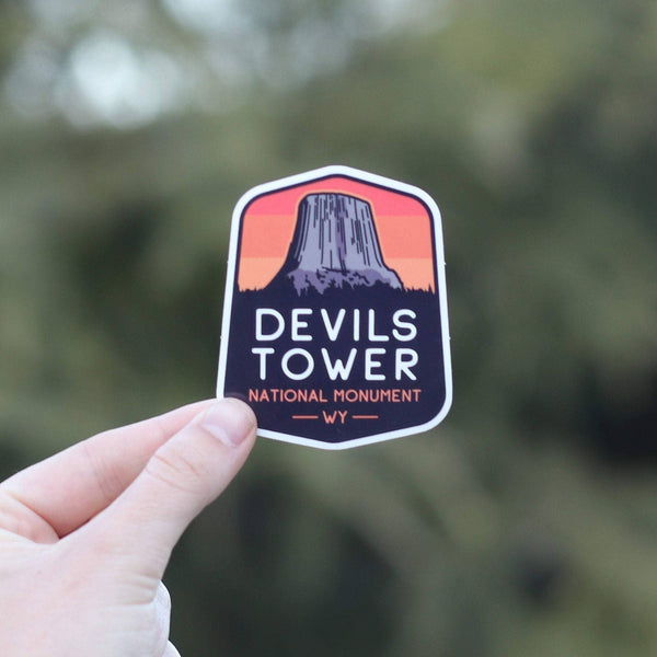 Devils Tower National Monument Vinyl Sticker