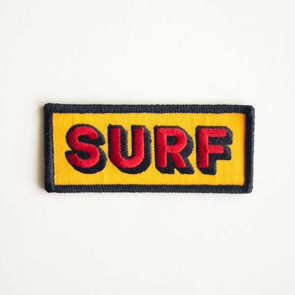 SURF Embroidered Iron on Patch