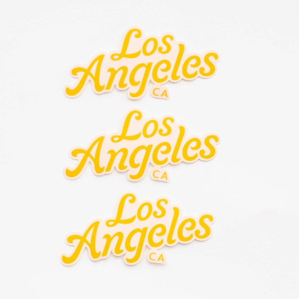 Los Angeles Lettering Vinyl Sticker - California