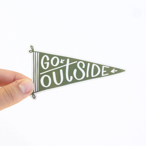 "Go Outside" Vinyl Sticker