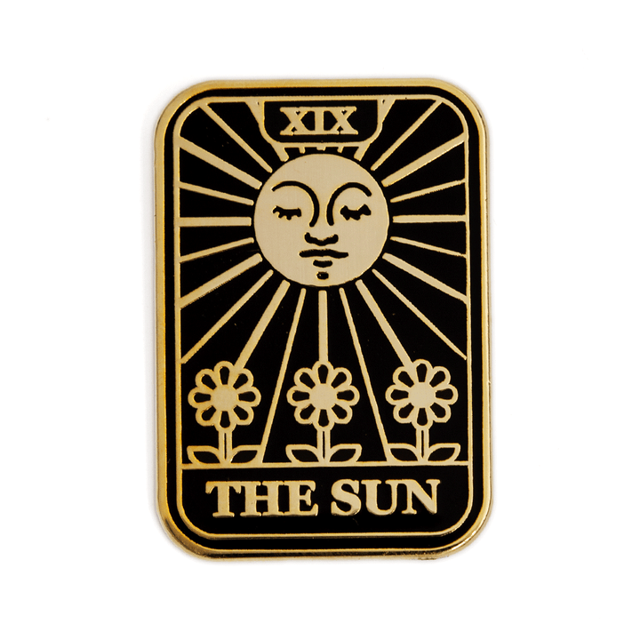 Sun Tarot Enamel Pin