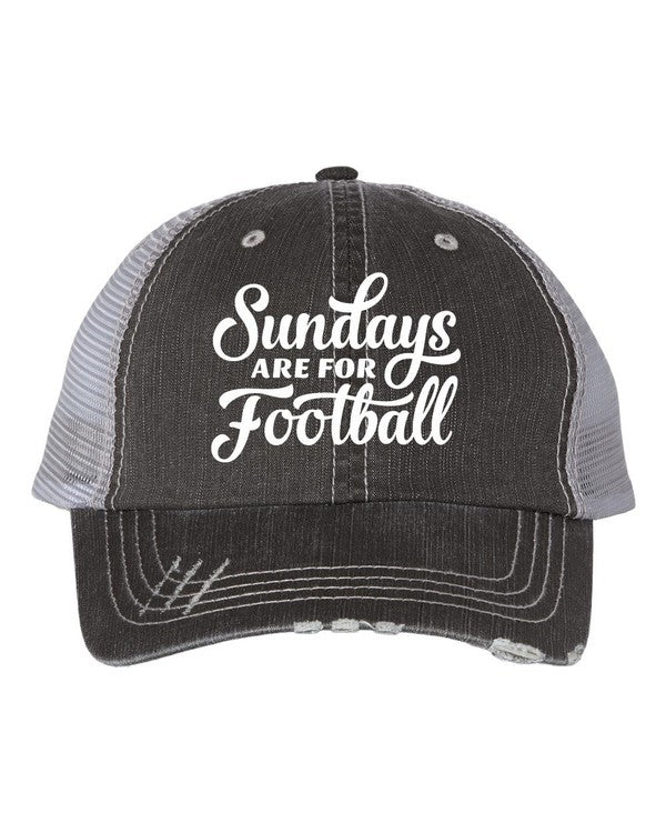 "Sundays are for Football" Embroidered Trucker Hat