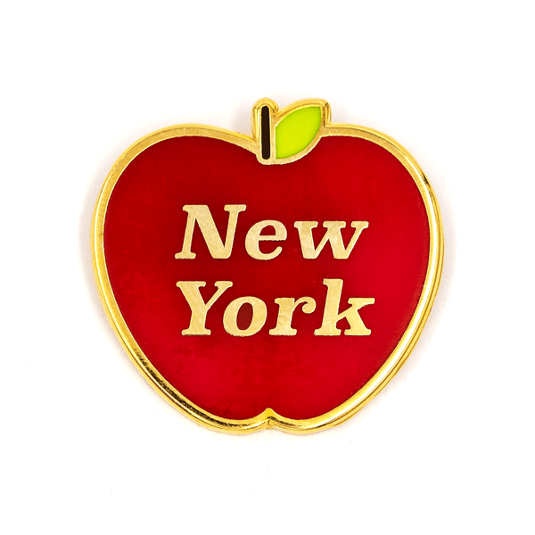 New York Apple Pin