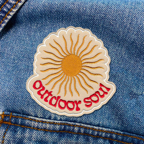 "Outdoor Soul" Iron On Patch