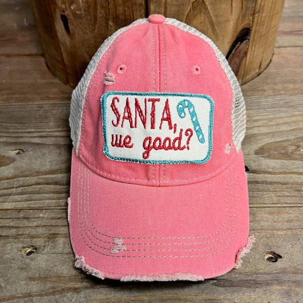 "Santa, We Good?" Cap