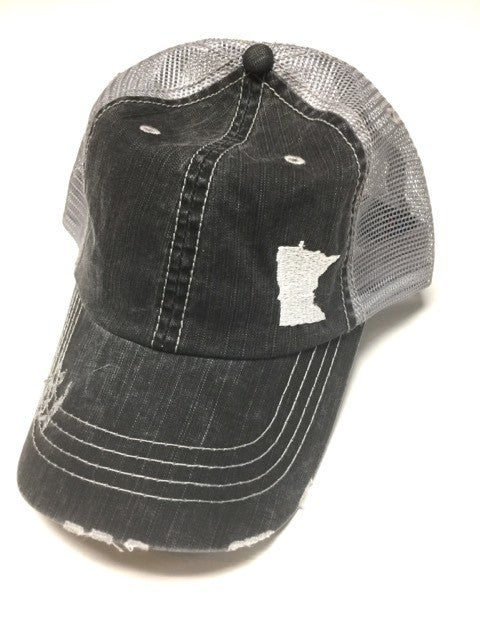 State of Minnesota Embroidered on Side