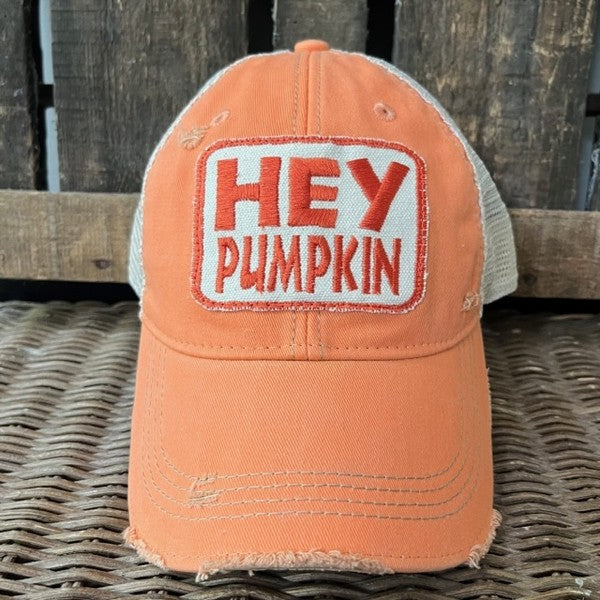 "Hey Pumpkin" Cap