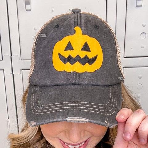 Pumpkin Vintage Patch Hat