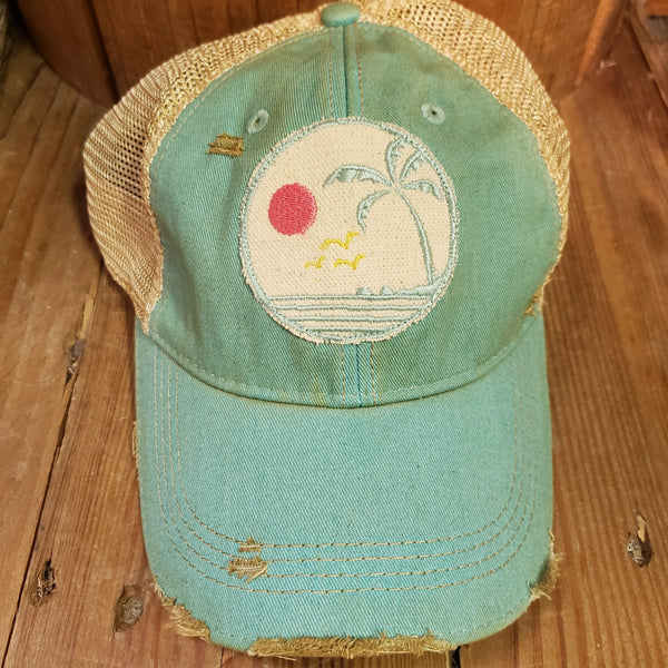 Beach Scene Hat