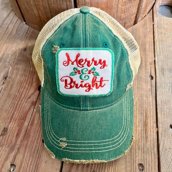 "Merry & Bright" Hat