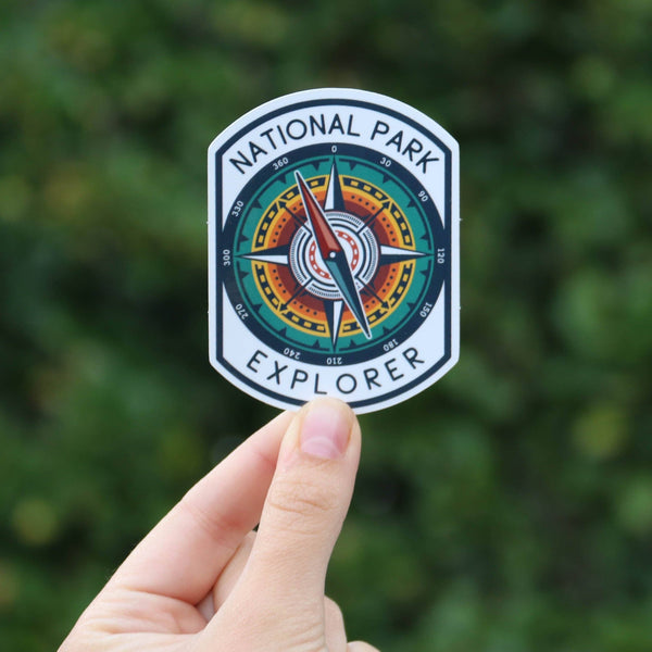 "National Park Explorer" Vinyl Sticker