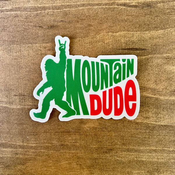 "Mountain Dude" Bigfoot Sticker