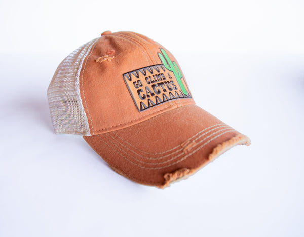 “Go Climb a Cactus” Patch Cap (Five Colors)