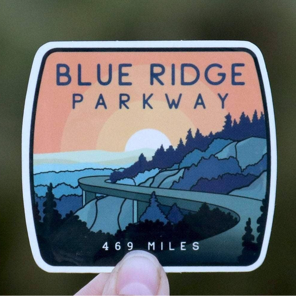 Blue Ridge Parkway Vinyl Sticker Decal