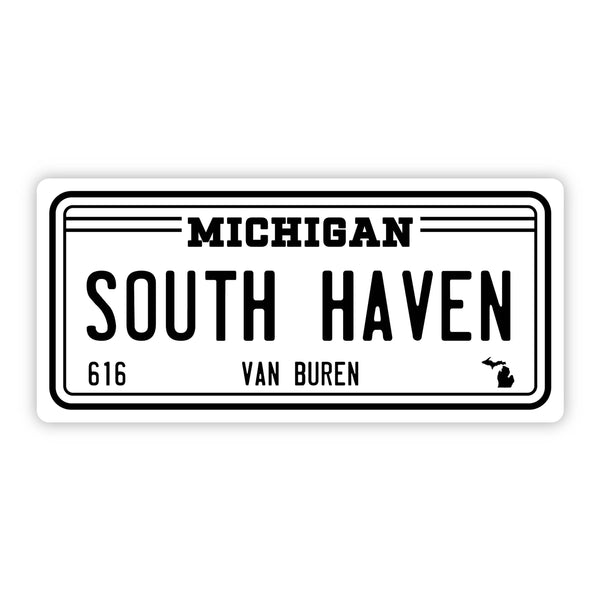 Michigan License Plate Stickers- Pick Your Favorite City!