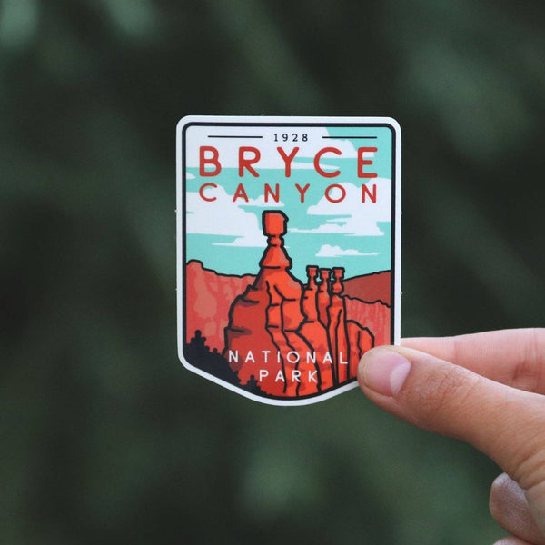 Bryce Canyon National Park - Waterproof Vinyl Sticker, UV resistant Decal