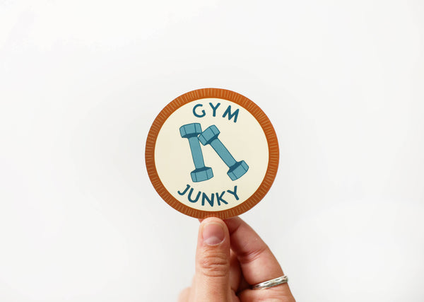 “Gym Junky” Vinyl Sticker