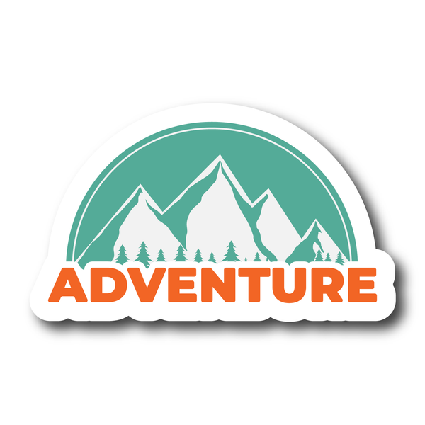 Mountain Adventure Sticker Vinyl Decal