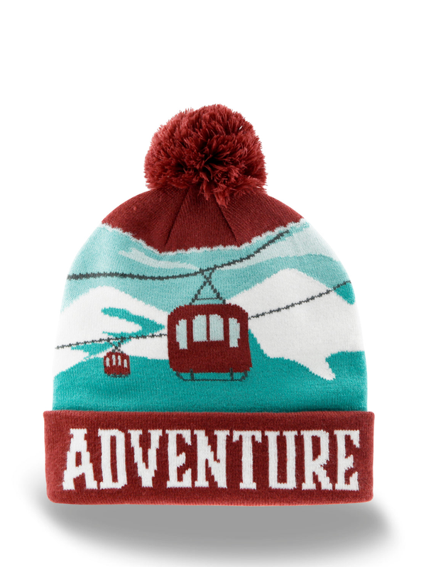 Snow Life Cozy Scenic Knit Beanie