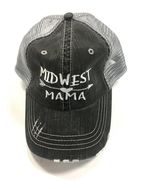 "Midwest Mama" Embroidered Trucker Hat