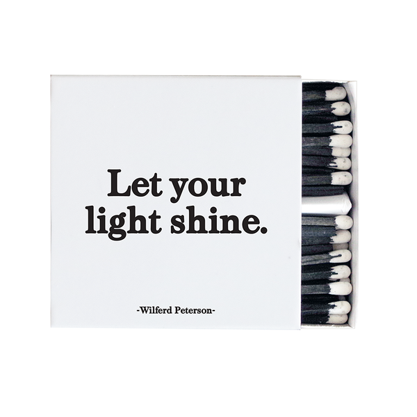 "Let Your Light Shine" Matchboxes