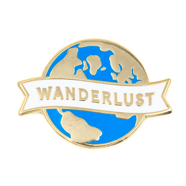 "Wanderlust" Enamel Pin