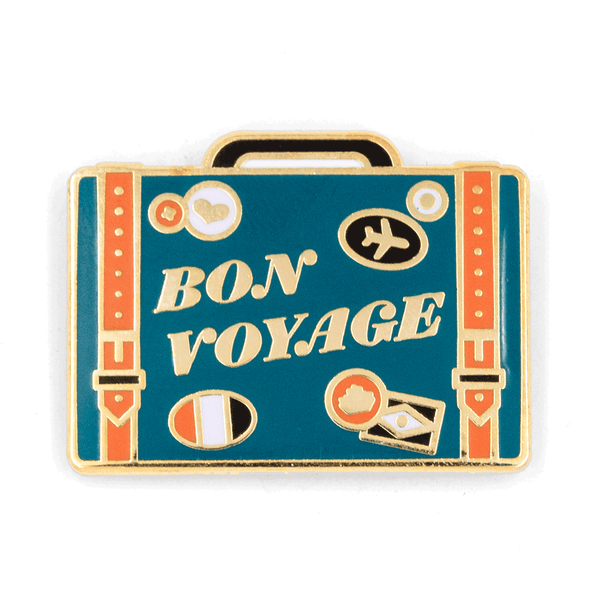 "Bon Voyage" Enamel Pin