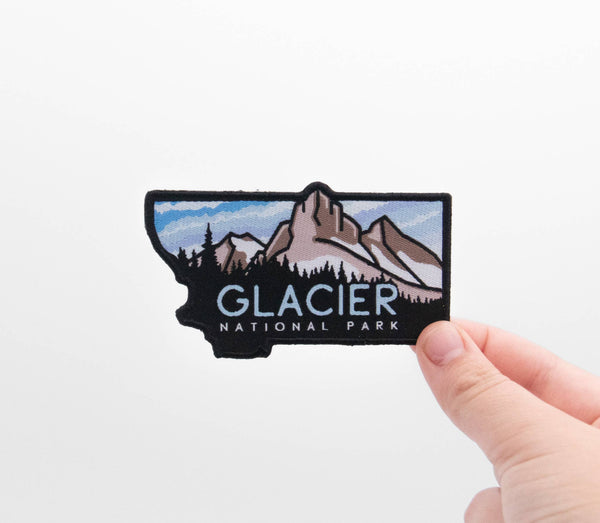 Glacier National Park Woven Patch