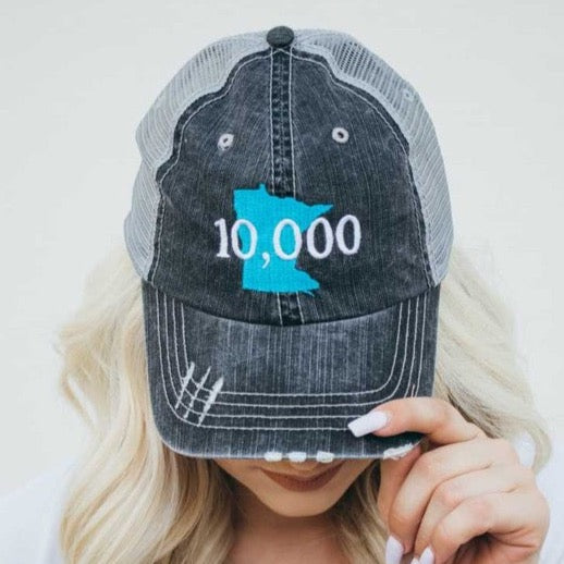 Minnesota - 10,000 Lakes Embroidered Trucker Hat