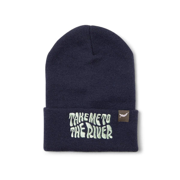 "Take Me To The River" Embroidered Knitted Beanie