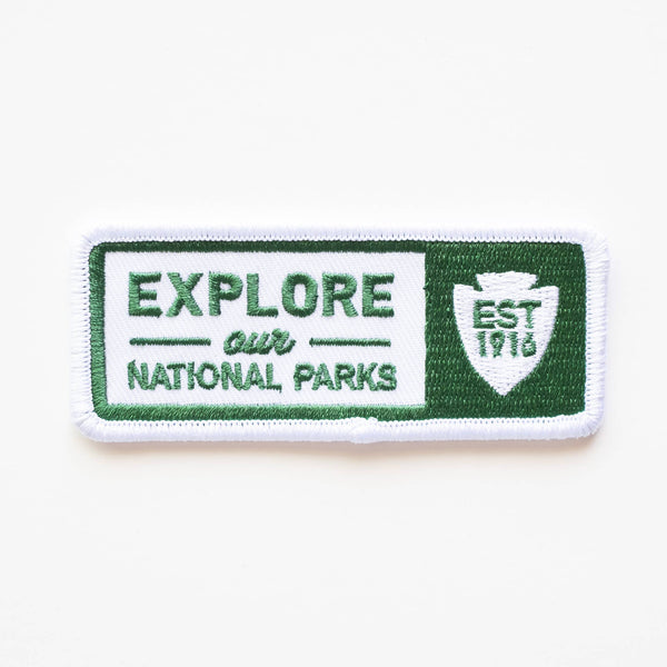 "Explore Our National Parks Iron on Patch