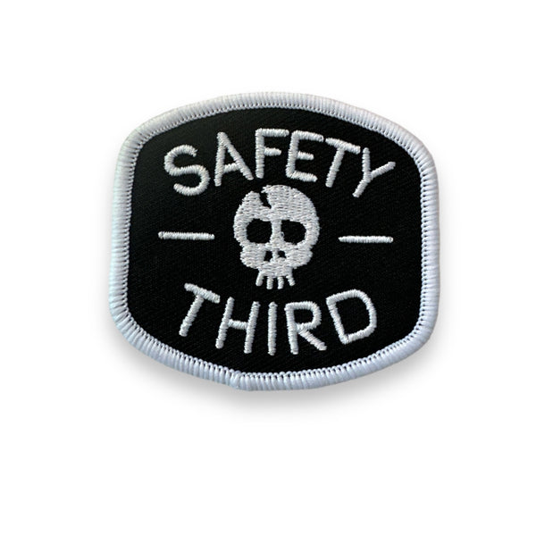 “Safety Third” Iron On Patch