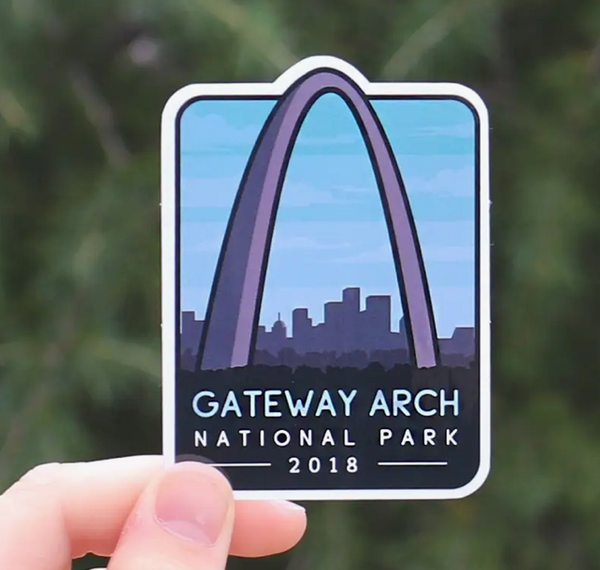 Gateway Arch National Park Vinyl Sticker