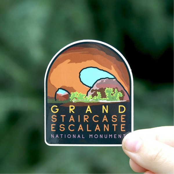 Grand Staircase Escalante Waterproof Vinyl Sticker