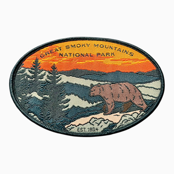 Great Smoky Mountains Iron On Patch