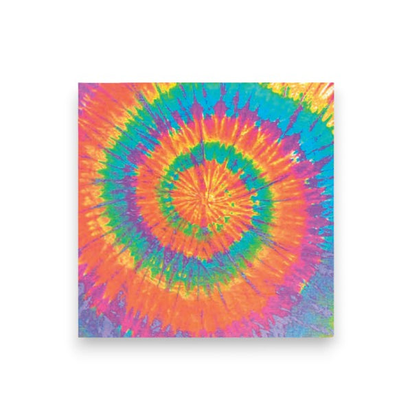 Hippie Tie Dye Vibrant Bandana 22" by 22"