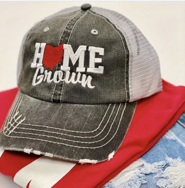 "Home Grown" Ohio Distressed Unisex Cap (SALE)