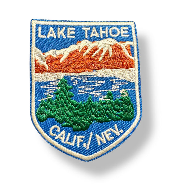 Lake Tahoe Calif/Nev Embroidered Iron On Patch