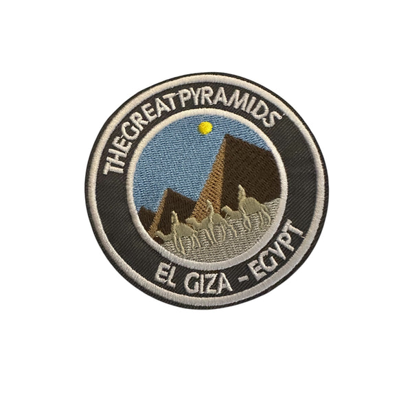 The Great Pyramids El Giza Egypt Iron On Patch