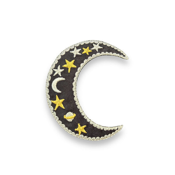 Celestial Moon Embroidered Patch