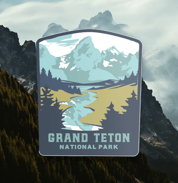 Grand Teton National Park Vinyl Sticker