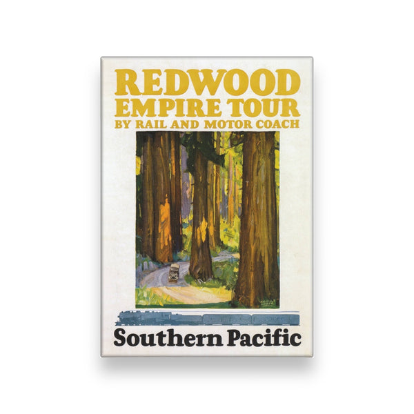 "Redwood Empire Tour - Southern Pacific" Reproduction Magnet