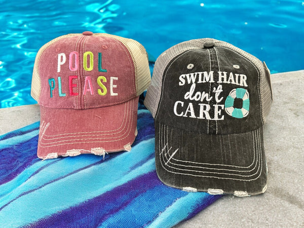 “Swim Hair Don’t Care” Cap