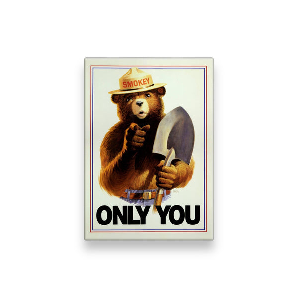 Smokey The Bear - "Only You" Uncle Sam Style Magnet