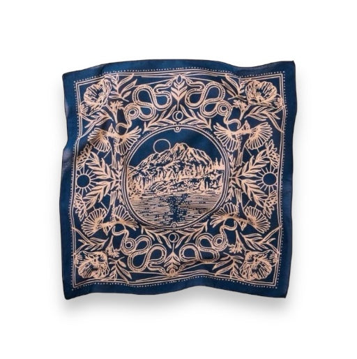 "Deep In Nature" Organic Cotton Bandana (Ojai)