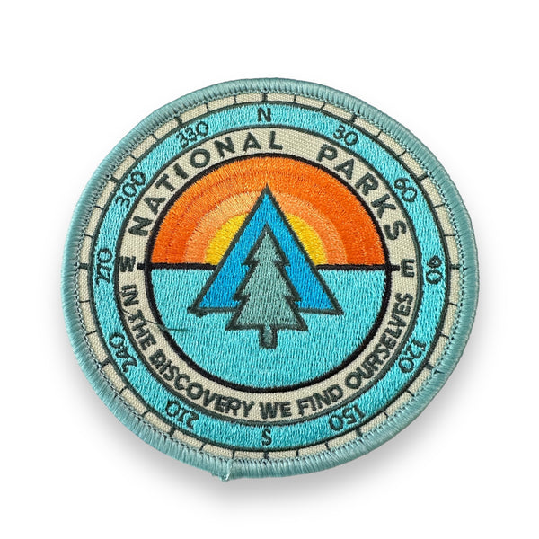 “National Parks: In the Discovery We Find Ourselves” Iron On Patch