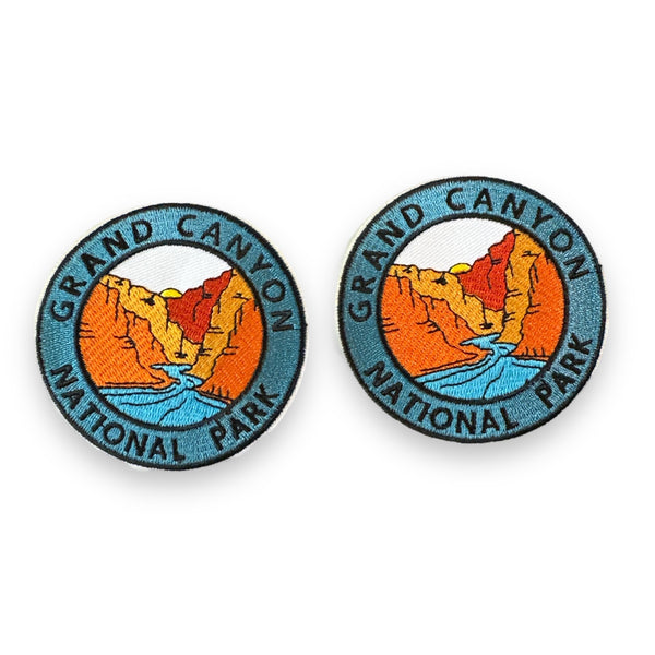 Grand Canyon National Park Iron On Patch - Blue