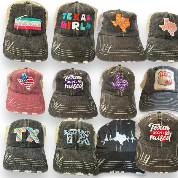 Various Texas Caps (CLEARANCE)